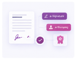 Electronic Signatures & e-Stamping